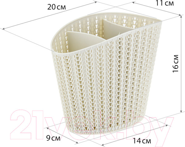 Изображение товара Сушилка для посуды Idea Вязание М1166 (фисташковый)