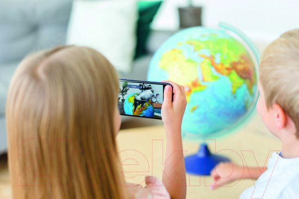 Изображение товара Глобус интерактивный Globen Физико-политический с подсветкой / INT12500285