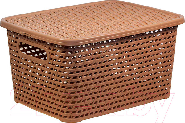 Изображение товара Ящик для хранения Idea Ротанг / М2372 (бежевый)
