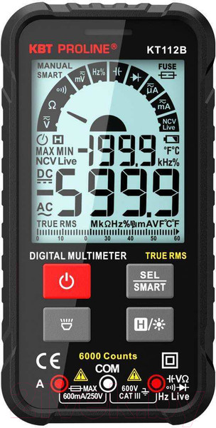 Изображение товара Мультиметр цифровой КВТ Proline KT 112В / 86326