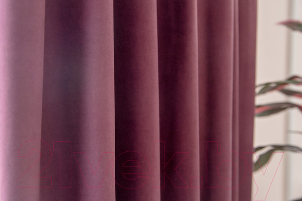 Изображение товара Комплект штор Decoretto Нубук НБ-К37 (400x250, бордовый)