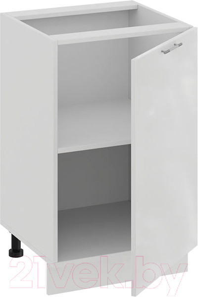 Изображение товара Шкаф-стол кухонный ТриЯ Весна 1Н5 (белый/белый глянец)