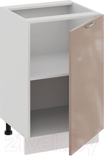Изображение товара Шкаф-стол кухонный ТриЯ Весна 1Н5 (белый/кофе с молоком)
