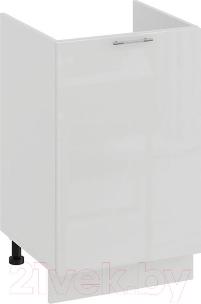 Изображение товара Шкаф под мойку ТриЯ Весна 1Н5М (белый/белый глянец)