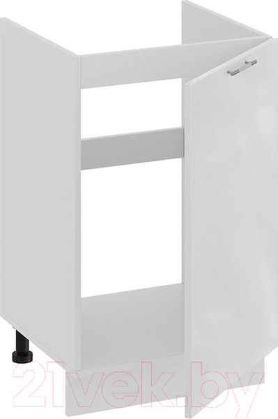 Изображение товара Шкаф под мойку ТриЯ Весна 1Н5М (белый/белый глянец)