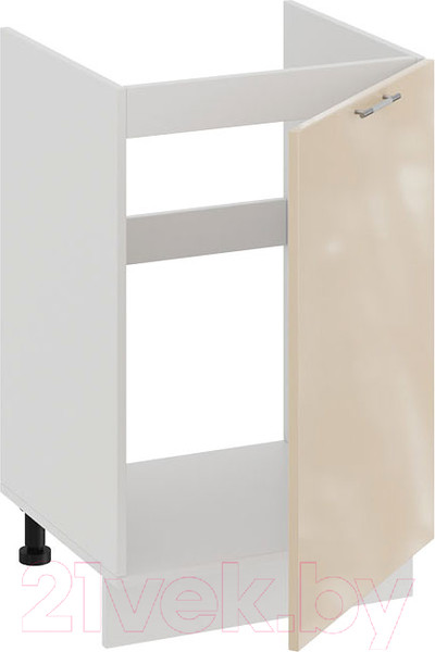 Изображение товара Шкаф под мойку ТриЯ Весна 1Н5М (белый/ваниль глянец)