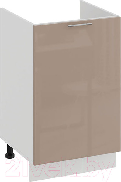 Изображение товара Шкаф под мойку ТриЯ Весна 1Н5М (белый/кофе с молоком)