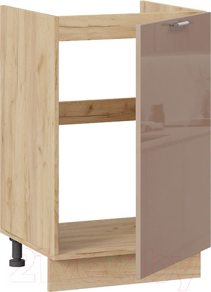 Изображение товара Шкаф под мойку ТриЯ Весна 1Н5М (дуб крафт золотой/кофе с молоком)