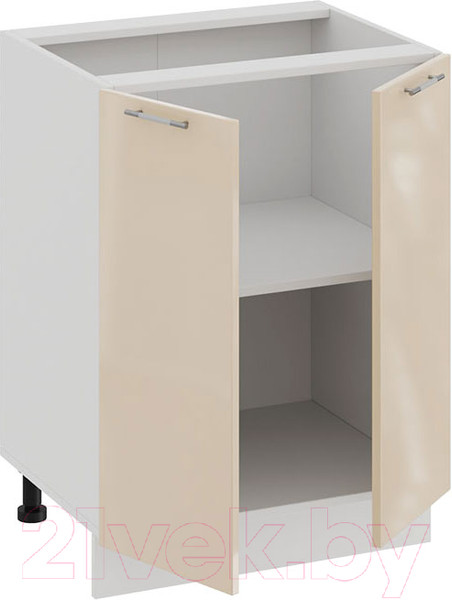 Изображение товара Шкаф-стол кухонный ТриЯ Весна 1Н6 (белый/ваниль глянец)