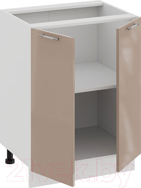 Изображение товара Шкаф-стол кухонный ТриЯ Весна 1Н6 (белый/кофе с молоком)