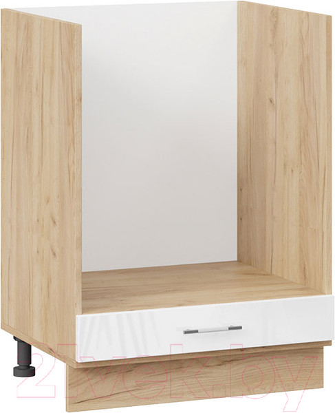 Изображение товара Шкаф под духовку ТриЯ Весна 1Н6Б (дуб крафт золотой/белый глянец)