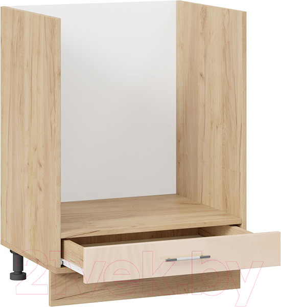 Изображение товара Шкаф под духовку ТриЯ Весна 1Н6Б (дуб крафт золотой/ваниль глянец)