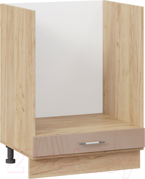 Изображение товара Шкаф под духовку ТриЯ Весна 1Н6Б (дуб крафт золотой/кофе с молоком)