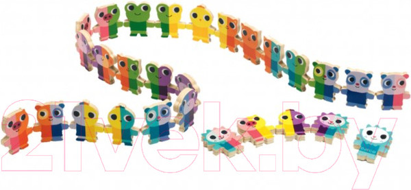 Изображение товара Развивающая игра Djeco Домино вертикальное / 01641