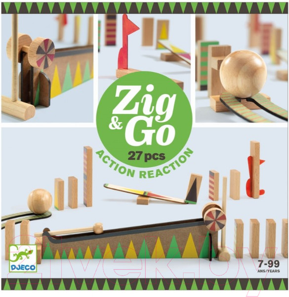 Изображение товара Конструктор Djeco ЗигнГоу / 05641 (27эл)