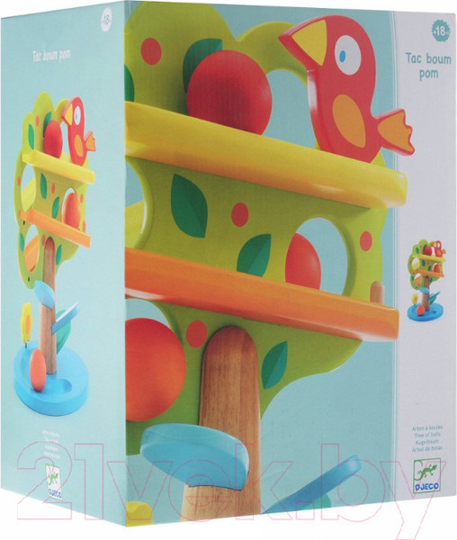 Изображение товара Развивающая игрушка Djeco Кугельбан Дерево / 06390