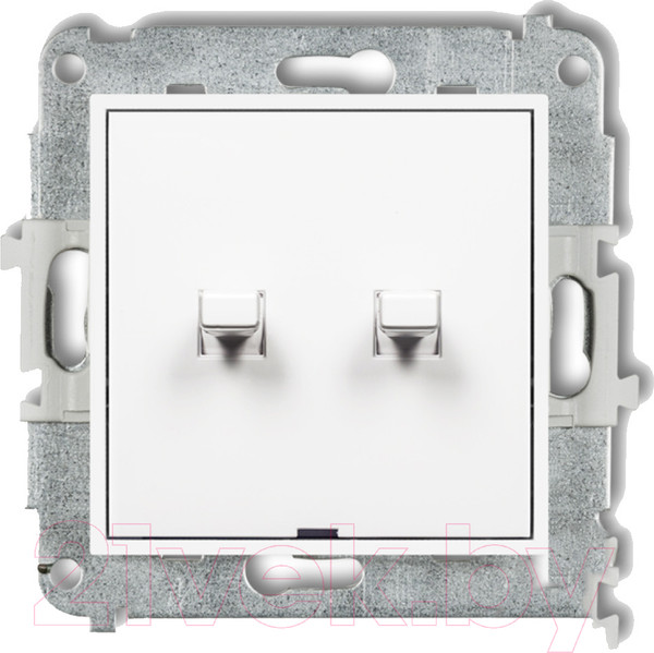 Изображение товара Выключатель Karlik Жалюзийный в американском стиле MWPUS-8 (белый)