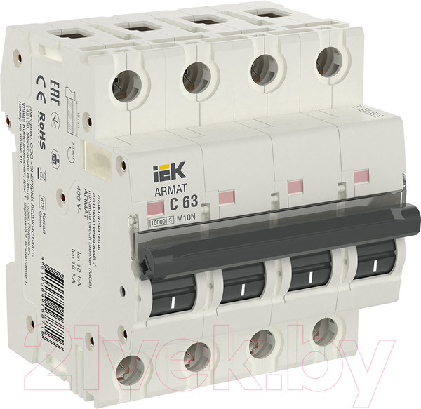 Изображение товара Выключатель автоматический IEK AR-M10N-3-C063