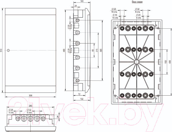Изображение товара Бокс пластиковый IEK MKP82-V-36-WD-41-05