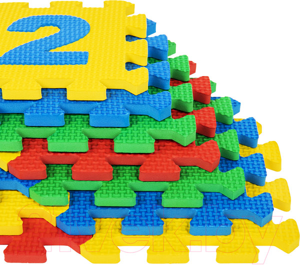 Изображение товара Коврик-пазл Юнландия Учим цифры / 664658