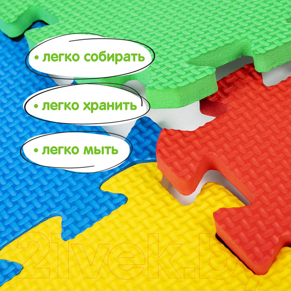 Изображение товара Коврик-пазл Юнландия Учим цифры / 664658