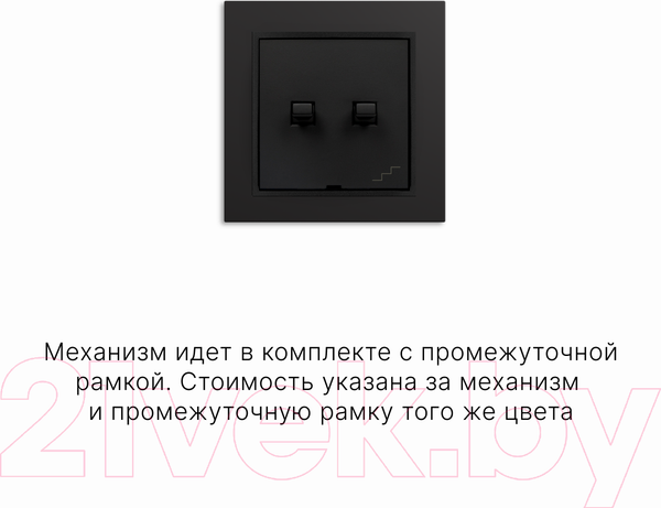 Изображение товара Выключатель Karlik В американском стиле 12MWPUS-33 (черный матовый)
