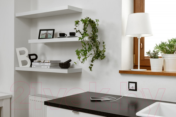 Изображение товара Выключатель Karlik В американском стиле 12MWPUS-33 (черный матовый)