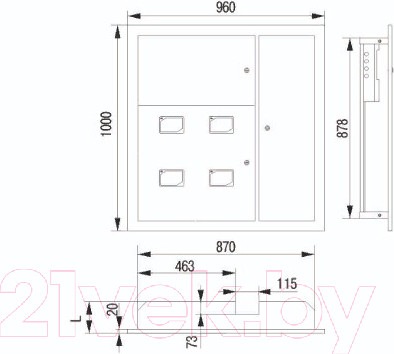 Изображение товара Щит учетно-распределительный IEK MKM42-03-31-L