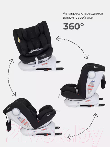 Изображение товара Автокресло Rant Drive Isofix Active Line / LB619 (Black)