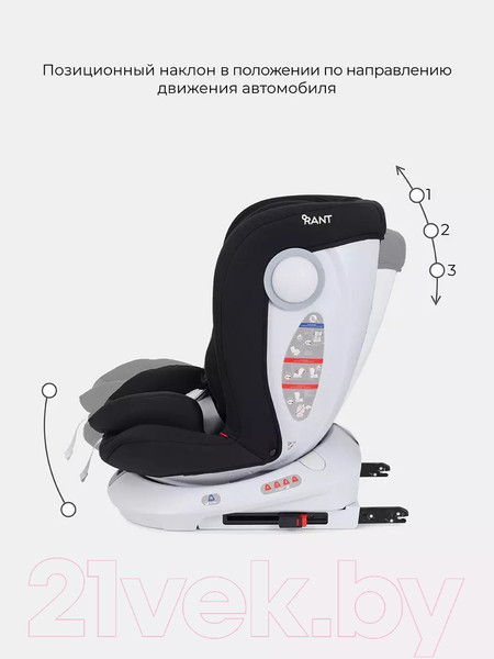 Изображение товара Автокресло Rant Drive Isofix Active Line / LB619 (Black)