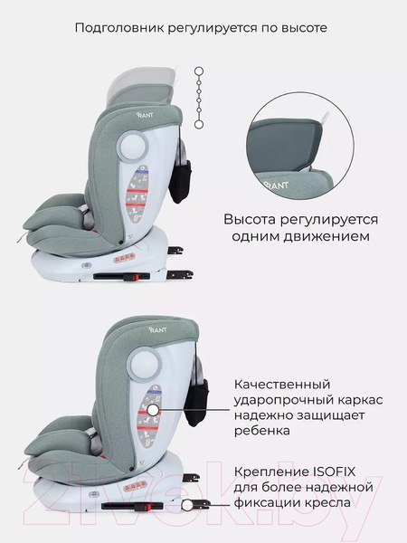 Изображение товара Автокресло Rant Drive Isofix Active Line / LB619 (Green)