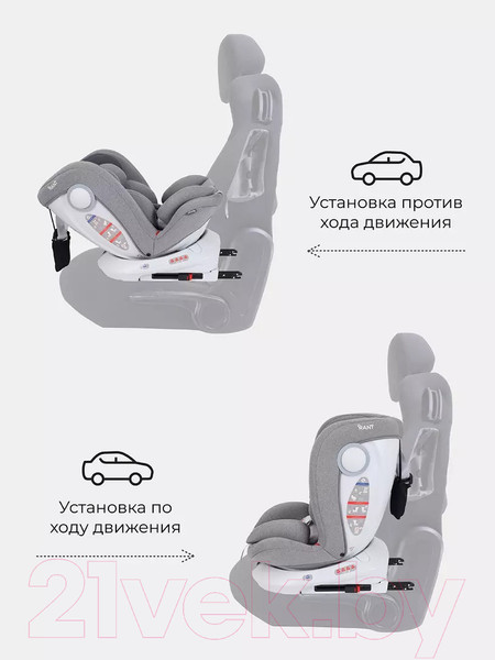Изображение товара Автокресло Rant Drive Isofix Active Line / LB619 (Grey)
