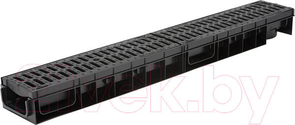 Изображение товара Лоток водоотводный Ecoteck Medium 100.65 h85 / ДИ 19605000 (с решеткой)