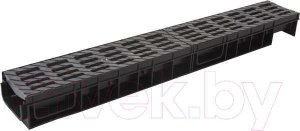 Изображение товара Лоток водоотводный Ecoteck Medium 100.65 h85 / ДИ 12817000 (с решеткой)