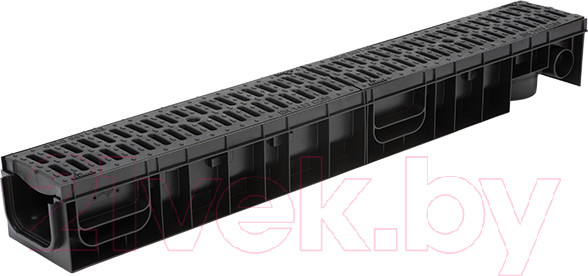 Изображение товара Лоток водоотводный Ecoteck Medium 100.95 h115 / ДИ 19705000 (с решеткой)