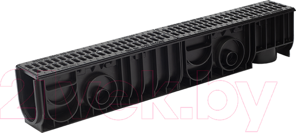 Изображение товара Лоток водоотводный Ecoteck Standart 100.175 h179 / ДИ 20405000 (с решеткой)