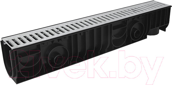 Изображение товара Лоток водоотводный Ecoteck Standart 100.175 h179 / ДИ 16105000 (с решеткой)