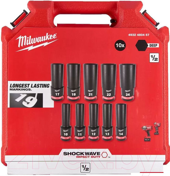 Изображение товара Набор головок слесарных Milwaukee 4932480457