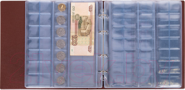 Изображение товара Альбом для коллекционирования Остров Сокровищ 237961 (коричневый)