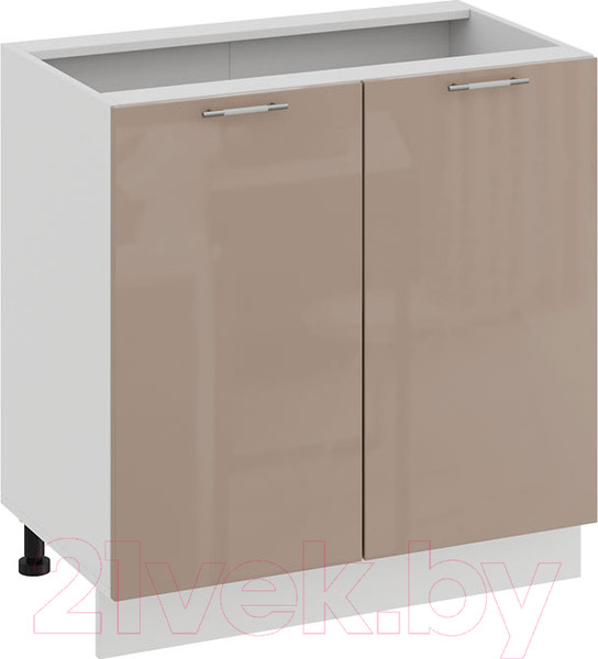 Изображение товара Шкаф-стол кухонный ТриЯ Весна 1Н8 (белый/кофе с молоком)