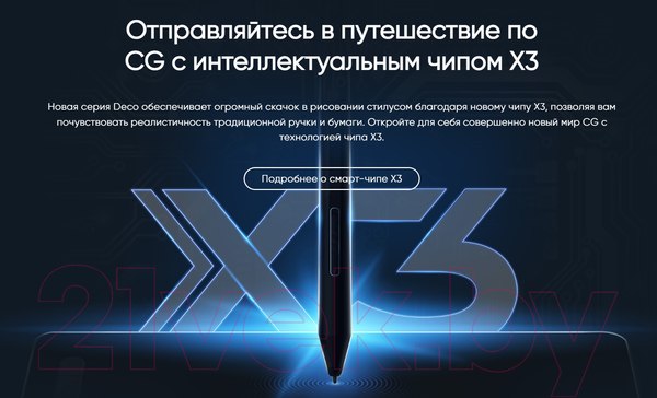 Изображение товара Графический планшет XP-Pen Deco LW (черный)