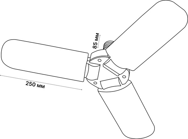 Изображение товара Светильник для растений Uniel LED-P65-24W/SPSB/E27/FR/P3 PLP32WH / UL-00007407
