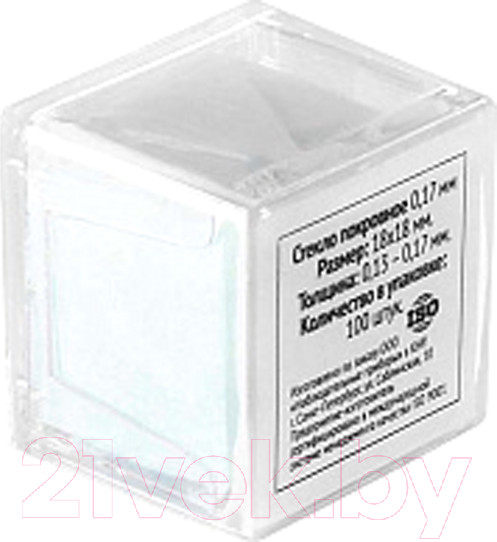 Изображение товара Набор стекол покровных Микромед 10636 (100шт)