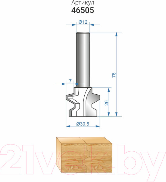 Изображение товара Фреза Энкор 46505