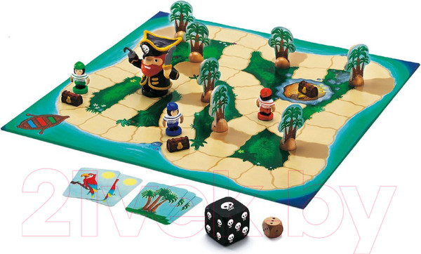 Изображение товара Настольная игра Djeco Большой пират / 08423