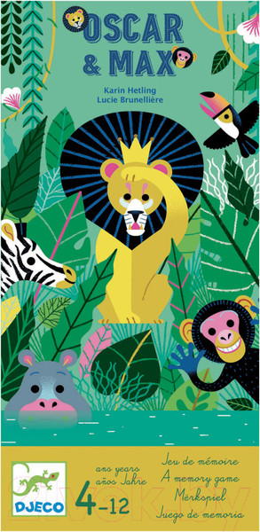Изображение товара Настольная игра Djeco Оскар и Макс / 08575