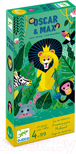 Изображение товара Настольная игра Djeco Оскар и Макс / 08575
