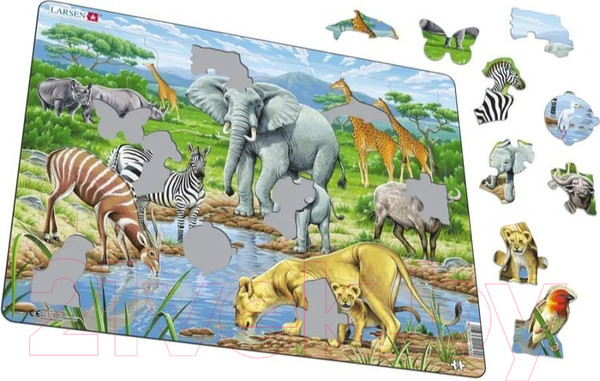 Изображение товара Пазл LARSEN Африканская саванна FH9