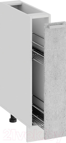 Изображение товара Шкаф карго ТриЯ Гранита 1Н15К (белый/бетон снежный)