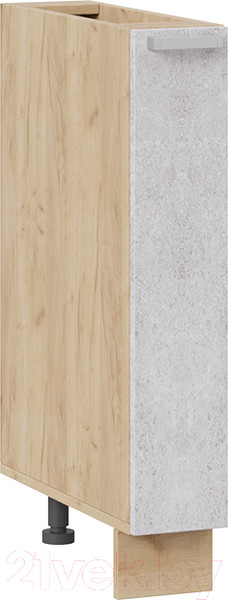 Изображение товара Шкаф карго ТриЯ Гранита 1Н15К (дуб крафт золотой/бетон снежный)